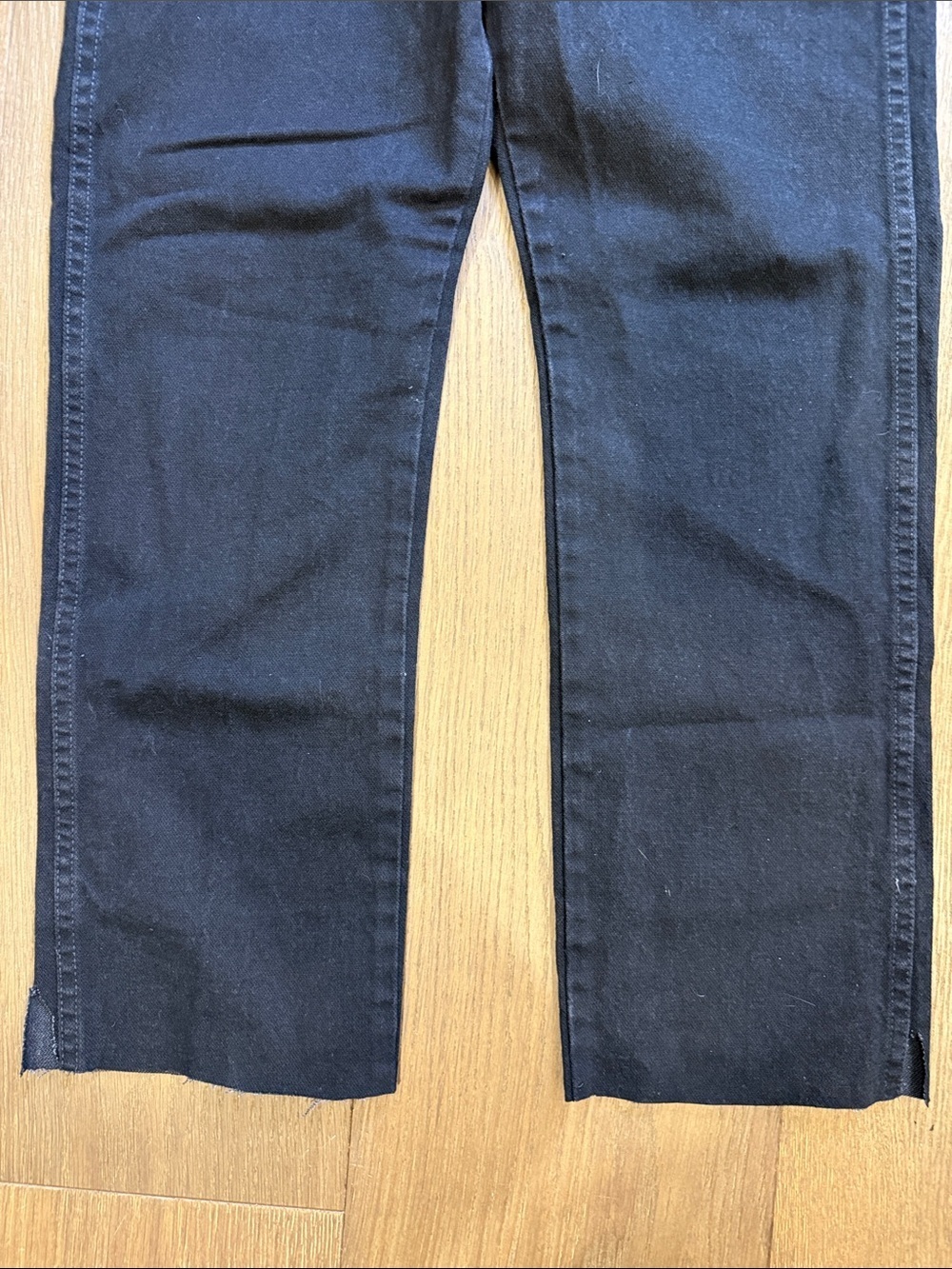 Vintage Wrangler Black Cowboy Cut Slim Fit Tapered High Rise Jeans - Picture 9 of 9
